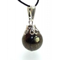 14mm Pyrite Sphere Pendant
